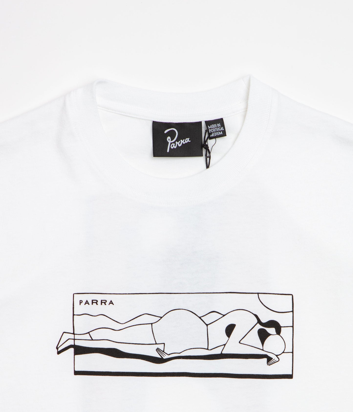 by Parra Vertical Thoughts T-Shirt - White