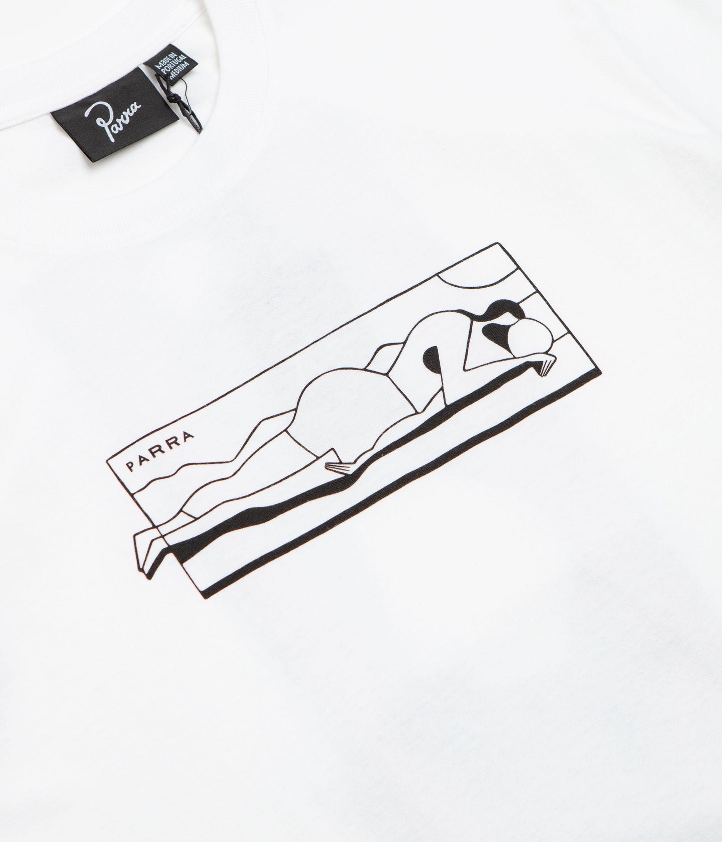 by Parra Vertical Thoughts T-Shirt - White