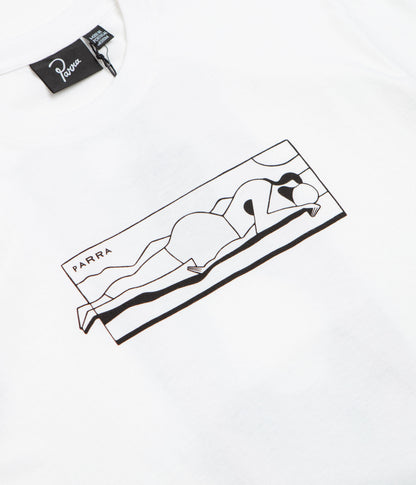 by Parra Vertical Thoughts T-Shirt - White