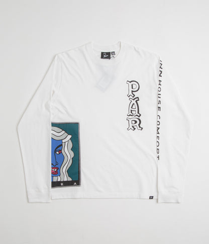 by Parra Your Face Long Sleeve T-Shirt - White