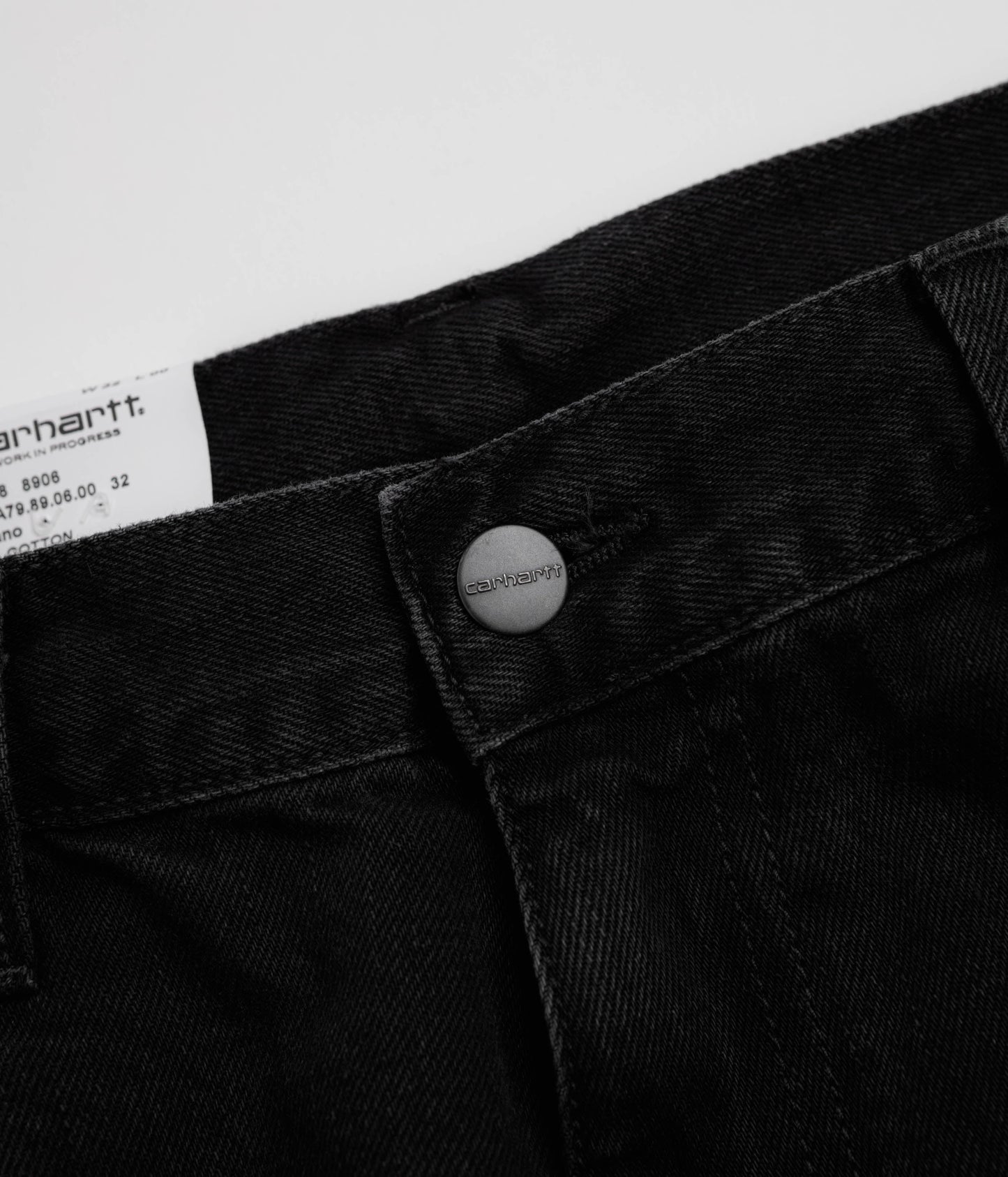 Carhartt Aaron Pants - Black Stone Washed