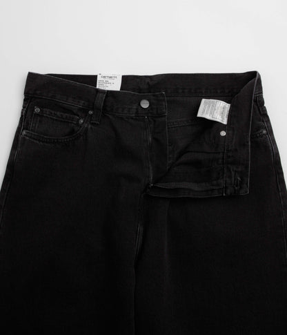 Carhartt Aaron Pants - Black Stone Washed