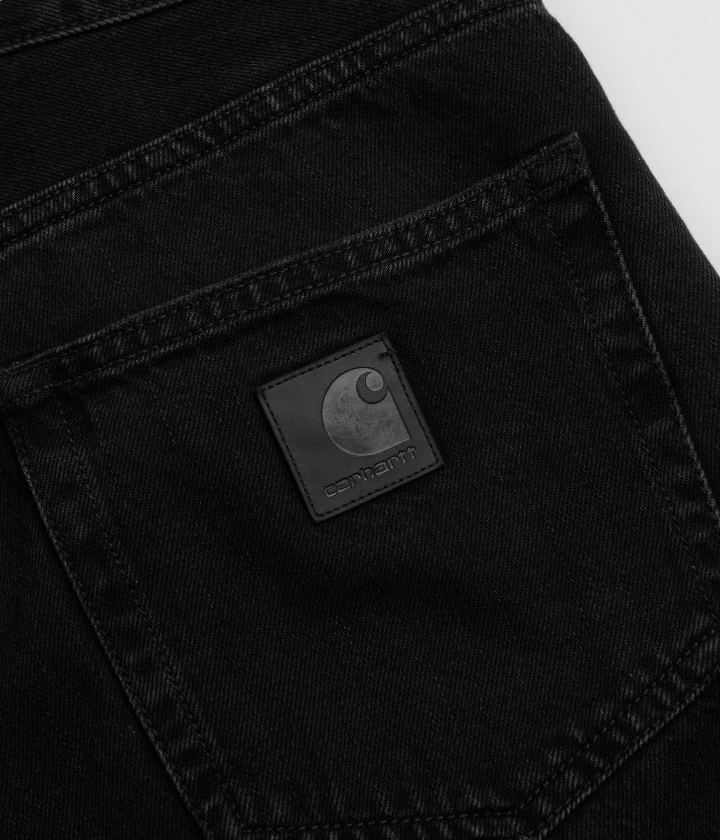 Carhartt Aaron Pants - Black Stone Washed