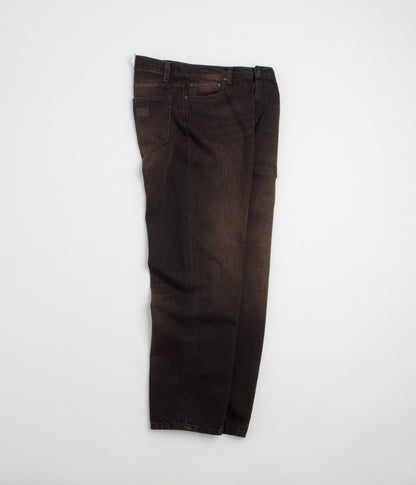 Carhartt Aaron Pants - Black Tobacco Used Wash