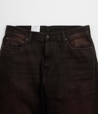 Carhartt Aaron Pants - Black Tobacco Used Wash