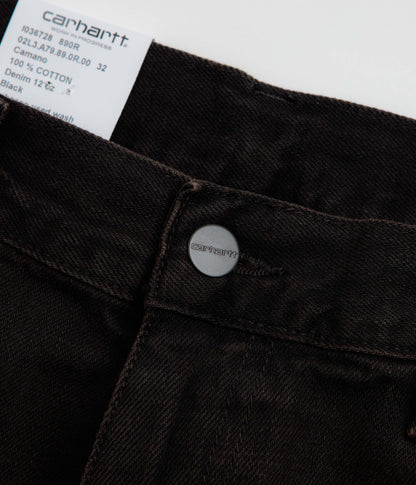 Carhartt Aaron Pants - Black Tobacco Used Wash
