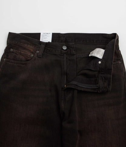 Carhartt Aaron Pants - Black Tobacco Used Wash