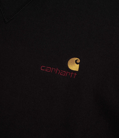 Carhartt American Script Hoodie - Black