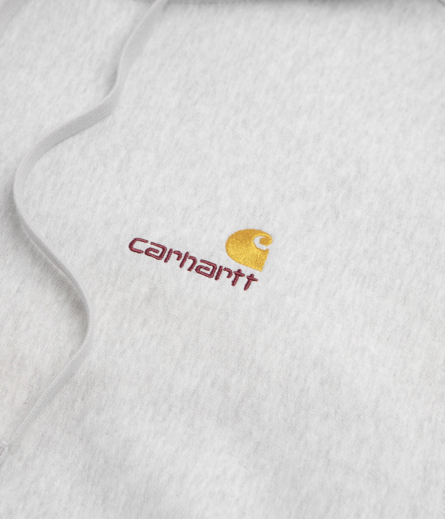 Carhartt American Script Hoodie - Ash Heather