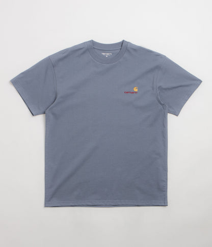 Carhartt American Script T-Shirt - Shady Blue