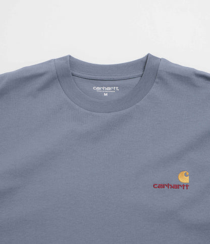 Carhartt American Script T-Shirt - Shady Blue