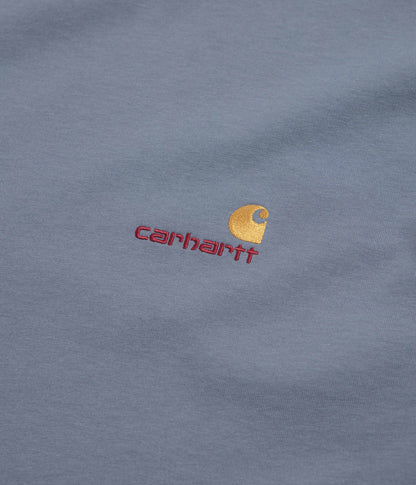 Carhartt American Script T-Shirt - Shady Blue
