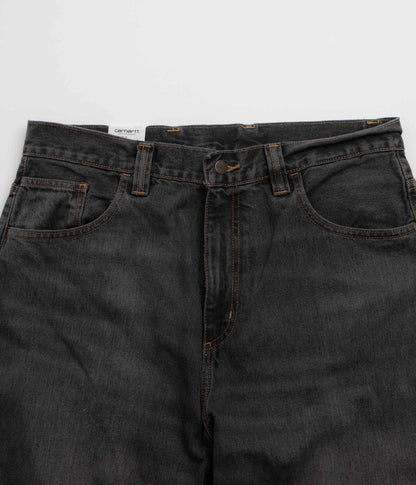Carhartt Brandon Pants - Black Marble Used Wash