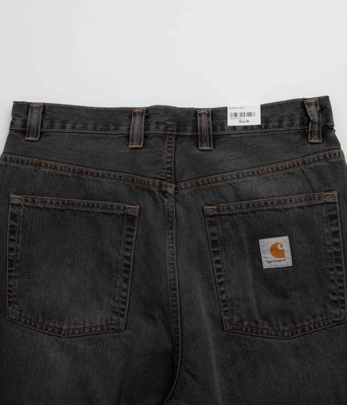 Carhartt Brandon Pants - Black Marble Used Wash