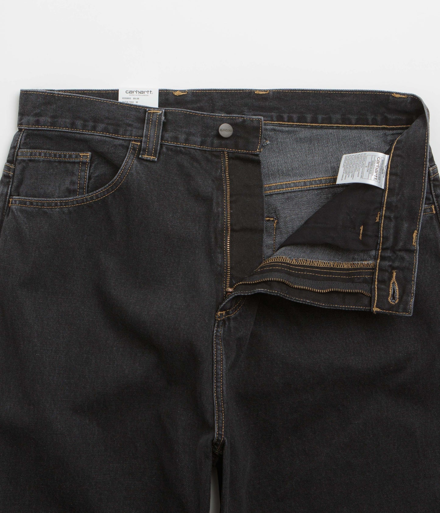Carhartt Brandon Pants - Black Stone Washed