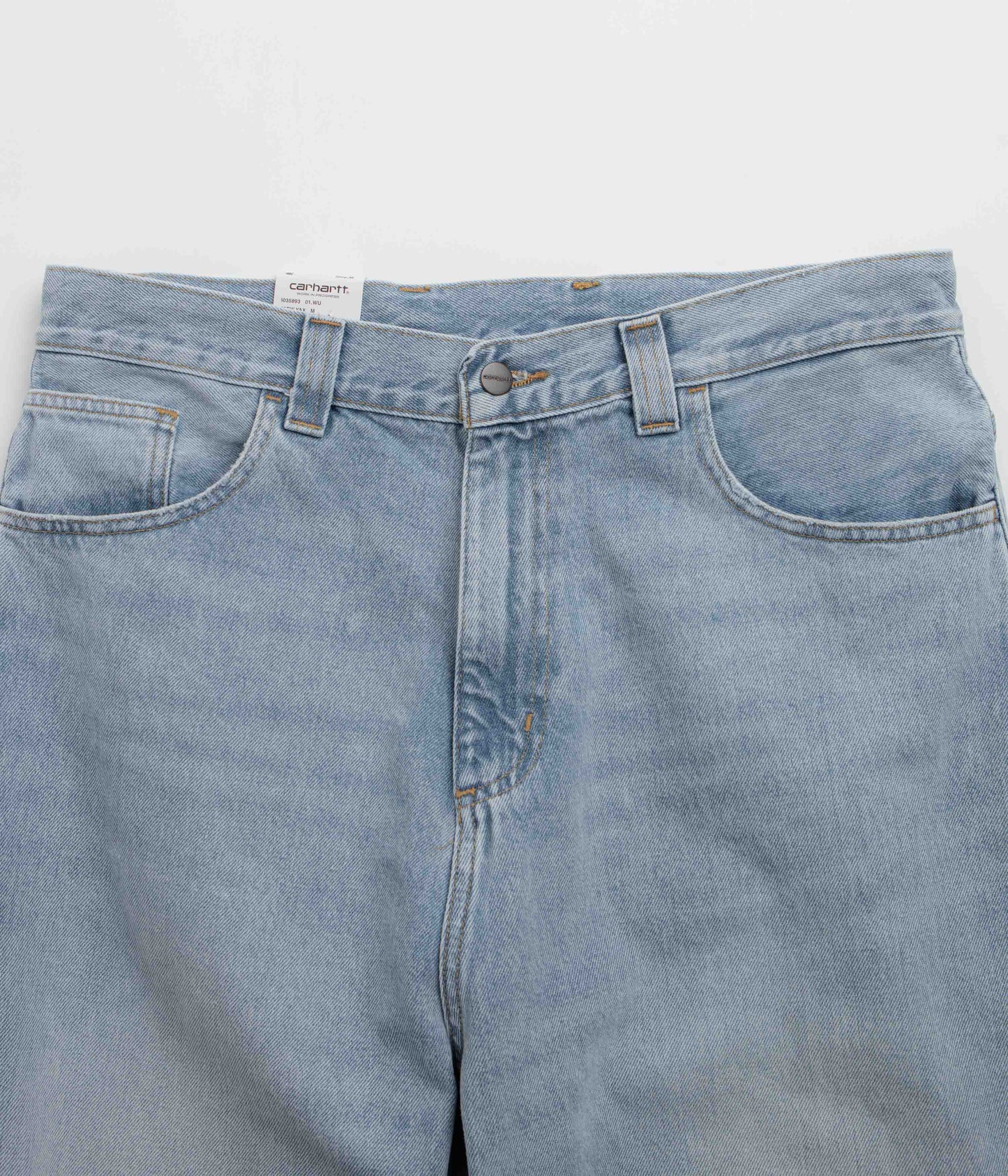 Carhartt Brandon Pants - Blue Heavy Worn Bleached