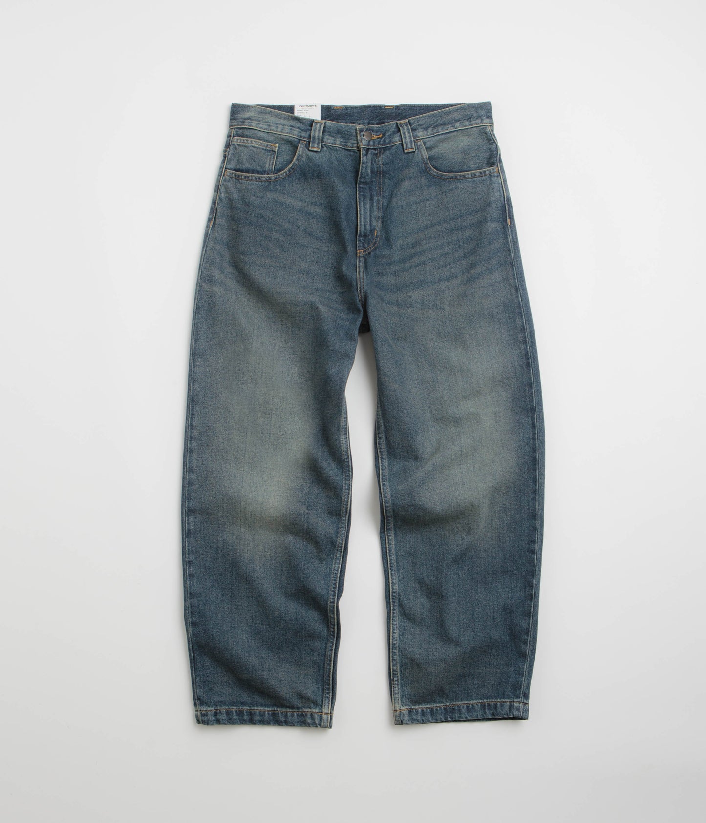 Carhartt Brandon Pants - Blue Worn Used Wash