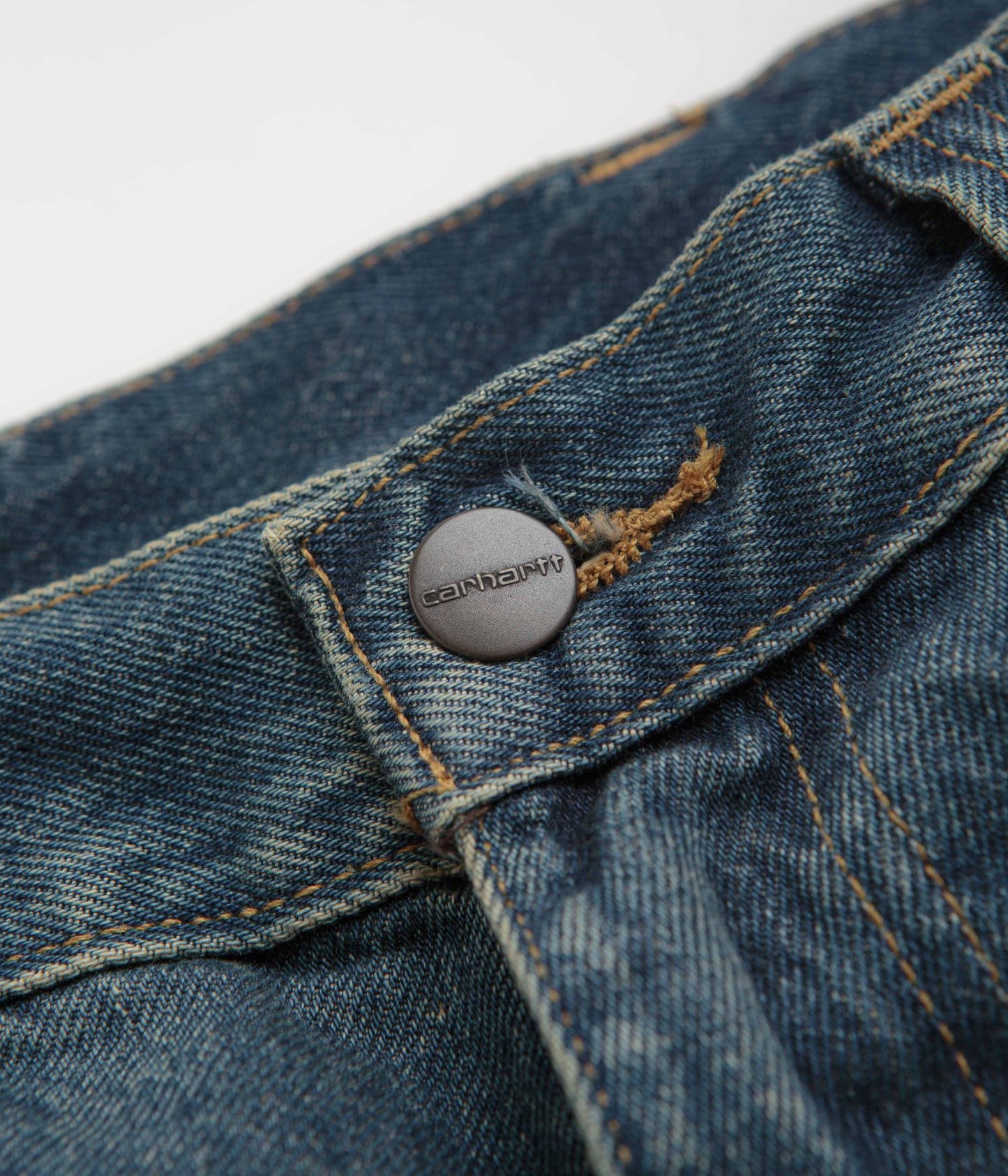 Carhartt Brandon Pants - Blue Worn Used Wash