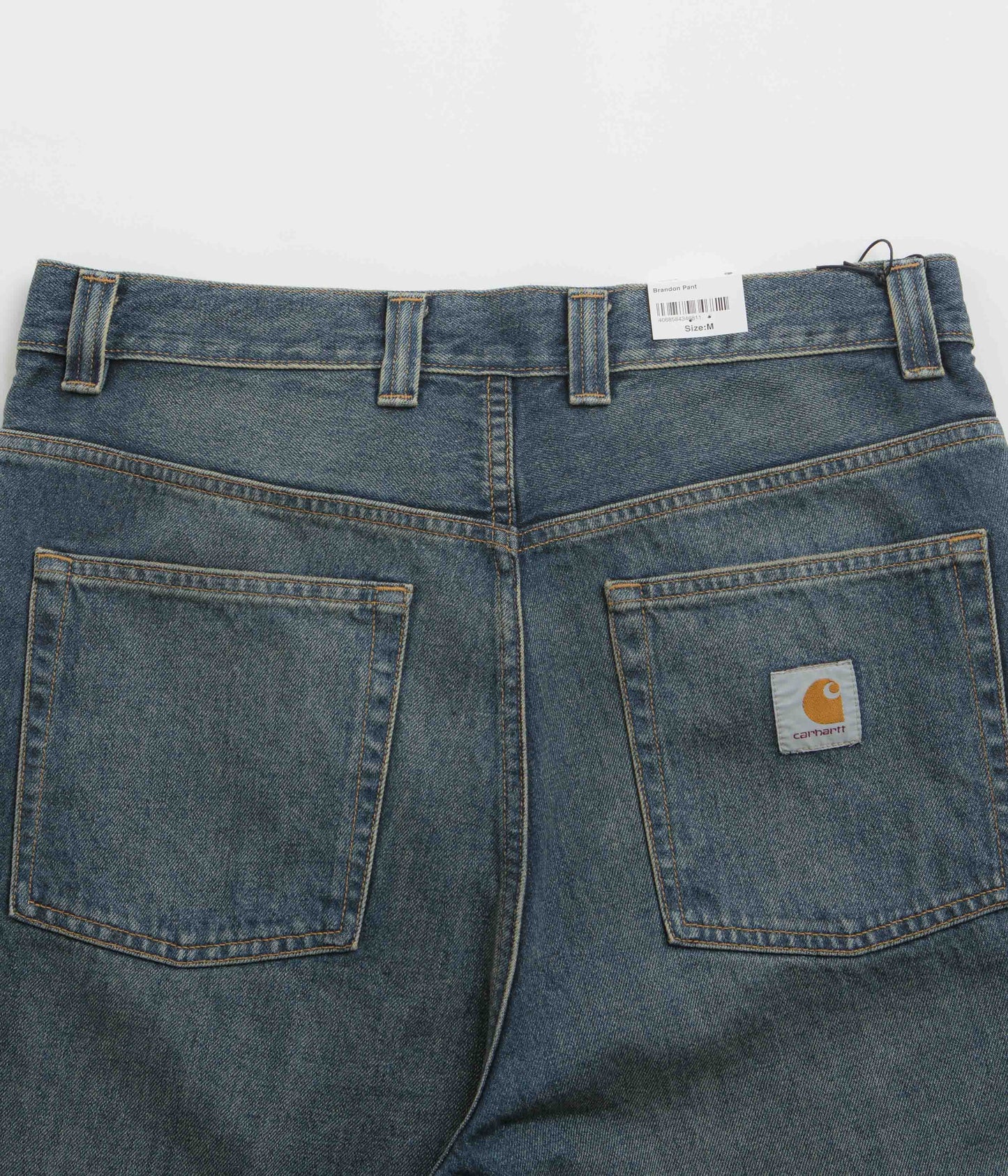 Carhartt Brandon Pants - Blue Worn Used Wash
