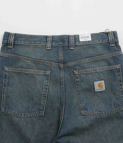 Carhartt Brandon Pants - Blue Worn Used Wash