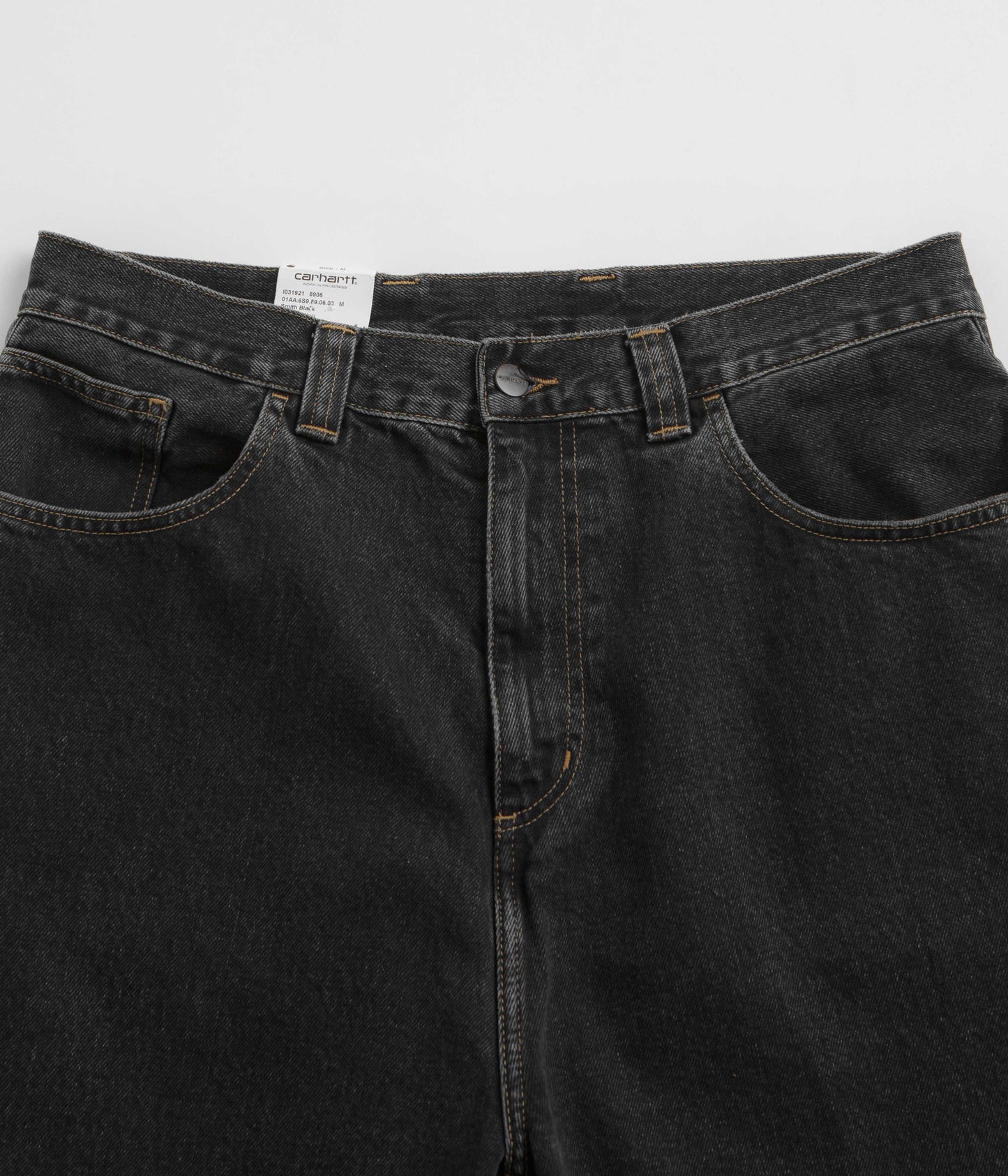 Carhartt Brandon Shorts - Black Stone Wash