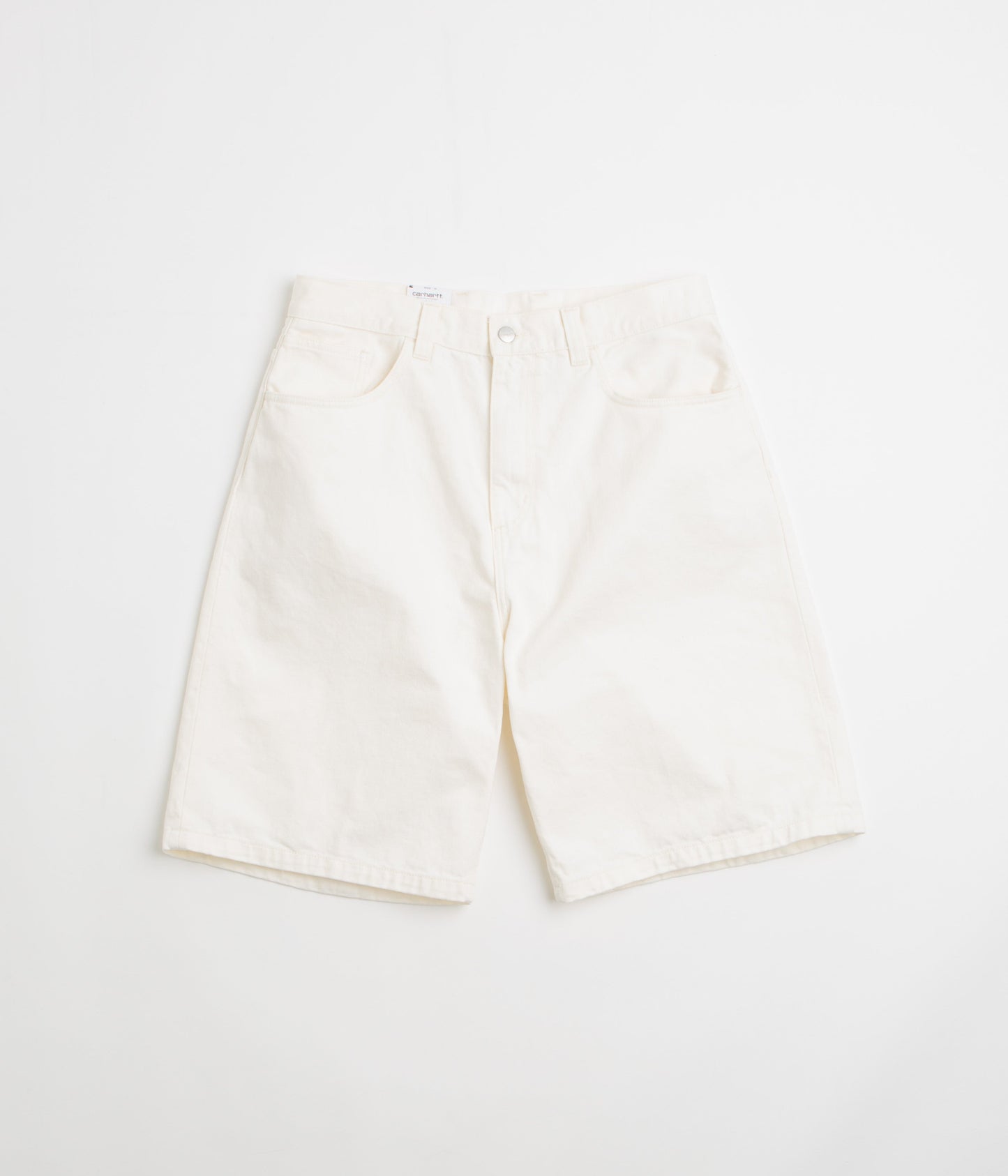 Carhartt Brandon Shorts - White Rinsed