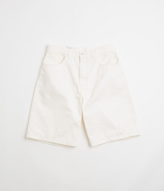 Carhartt Brandon Shorts - White Rinsed