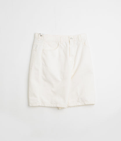 Carhartt Brandon Shorts - White Rinsed