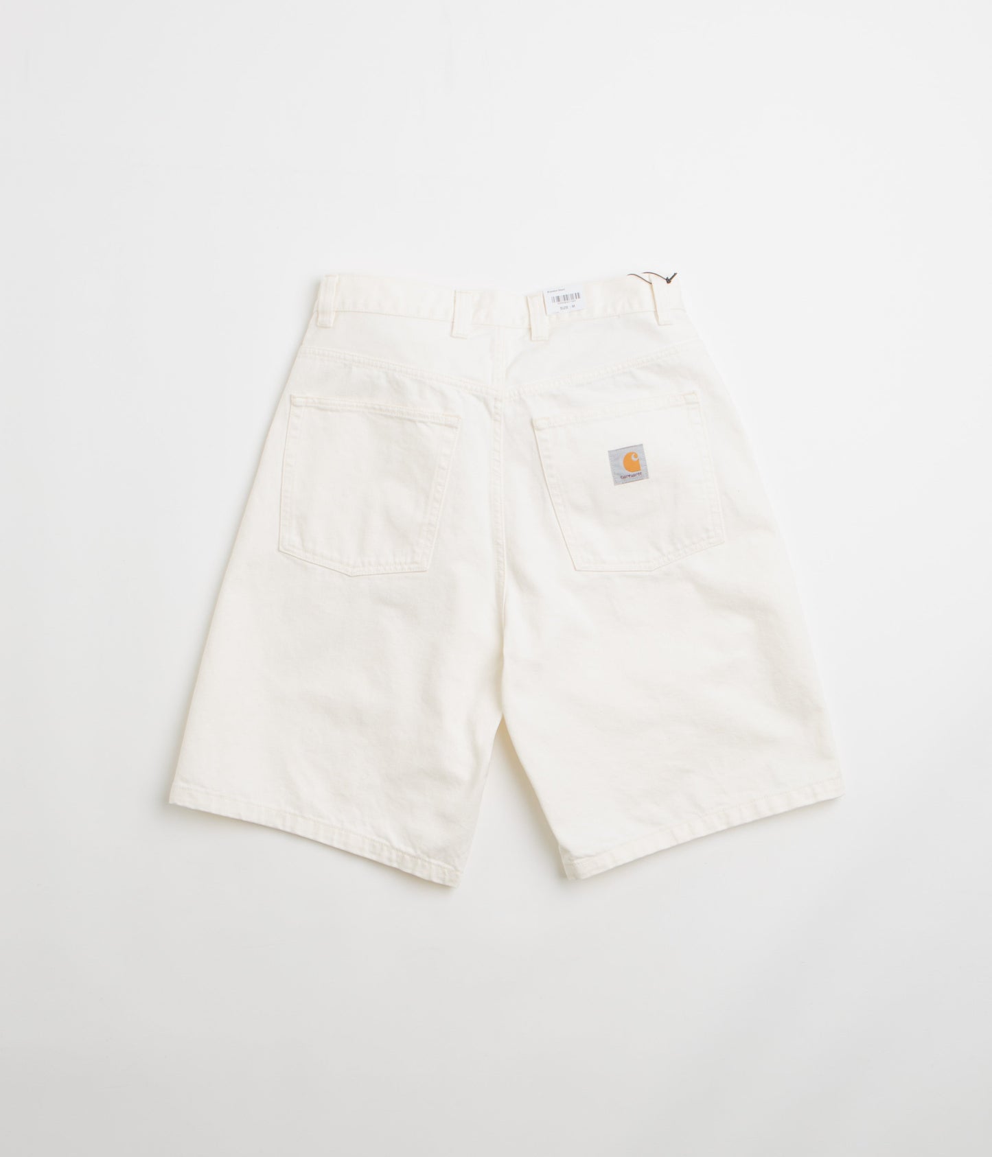 Carhartt Brandon Shorts - White Rinsed