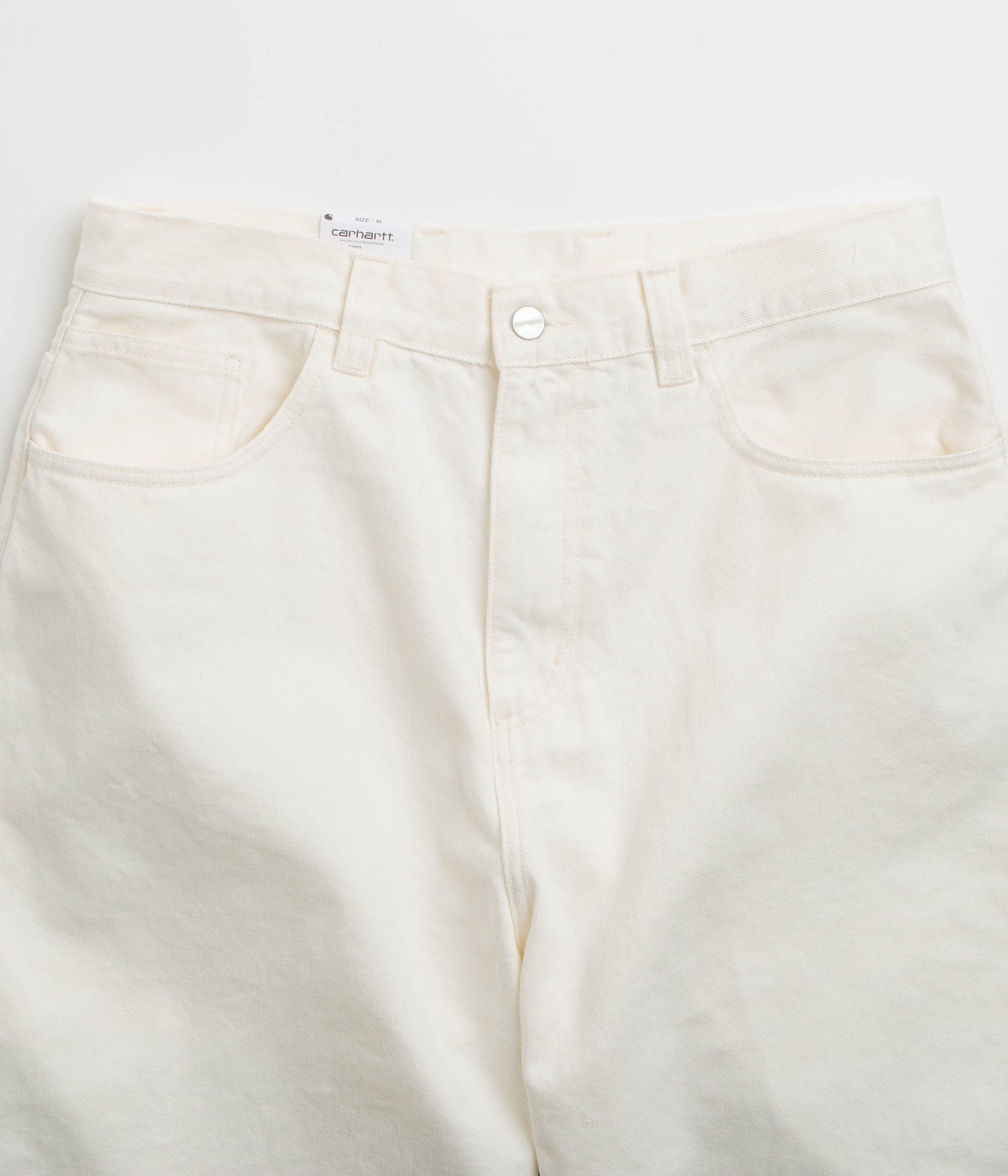 Carhartt Brandon Shorts - White Rinsed