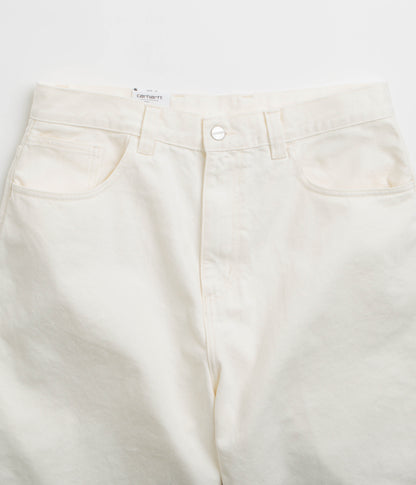 Carhartt Brandon Shorts - White Rinsed