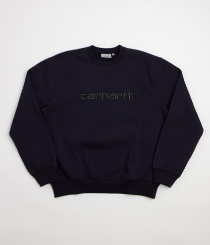 Carhartt Carhartt Crewneck Sweatshirt - Dark Navy / Dark Scarab