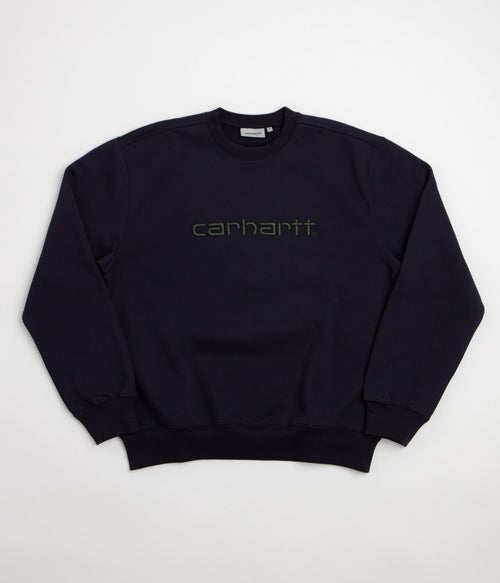 Carhartt Carhartt Crewneck Sweatshirt - Dark Navy / Dark Scarab