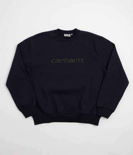Carhartt Carhartt Crewneck Sweatshirt - Dark Navy / Dark Scarab