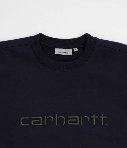 Carhartt Carhartt Crewneck Sweatshirt - Dark Navy / Dark Scarab