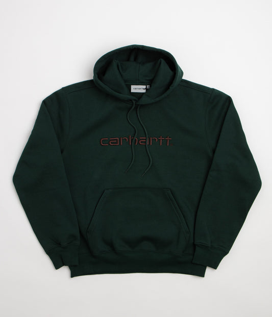 Carhartt Carhartt Hoodie - Dark Scarab / Palisander