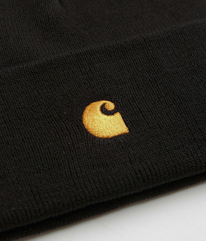 Carhartt Chase Beanie - Black / Gold