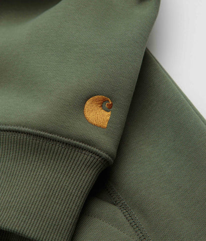 Carhartt Chase Hoodie - Leaf / Gold