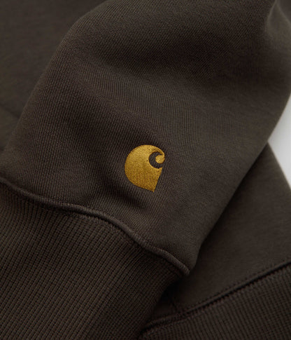 Carhartt Chase Hoodie - Shungite / Gold
