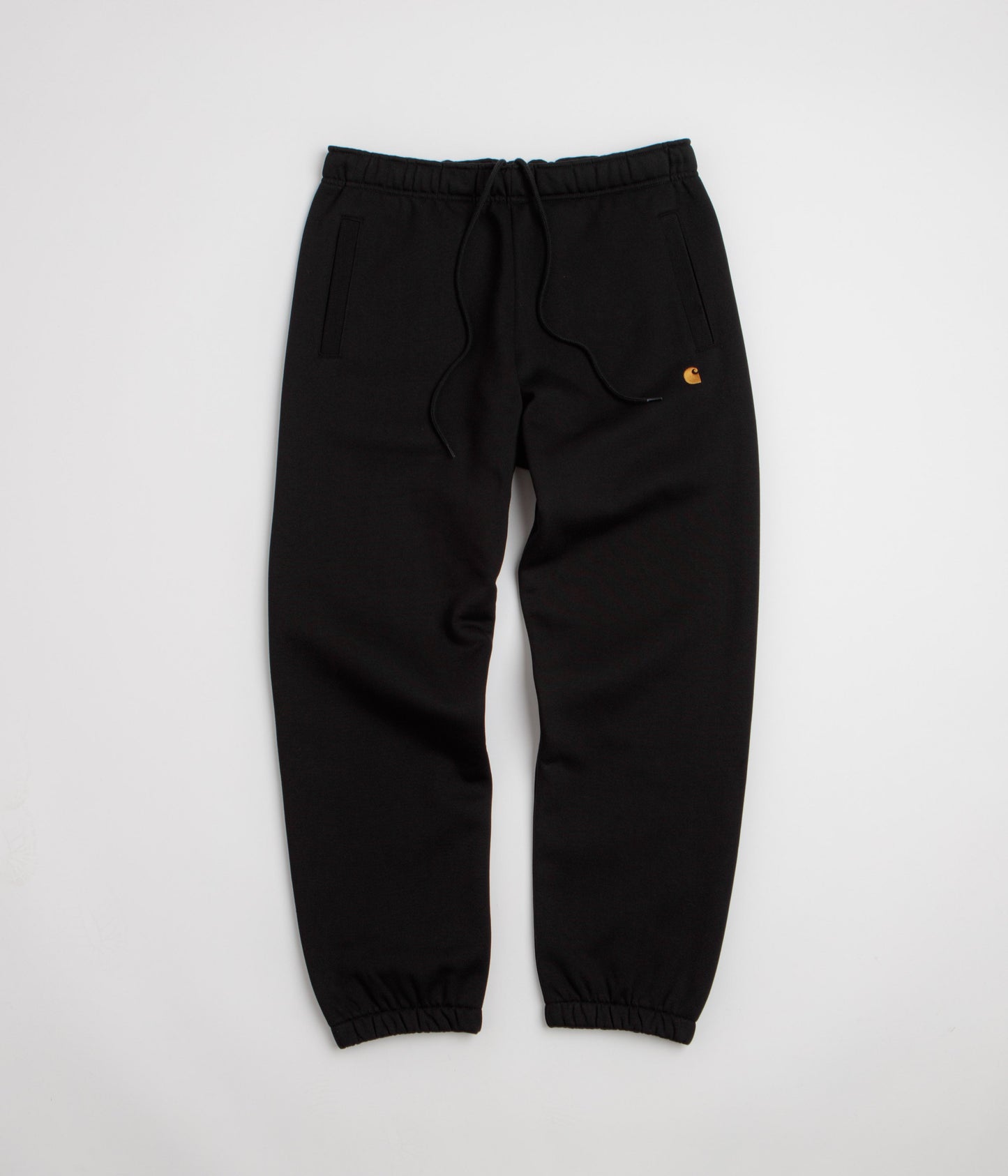 Carhartt Chase Sweatpants - Black / Black / Gold