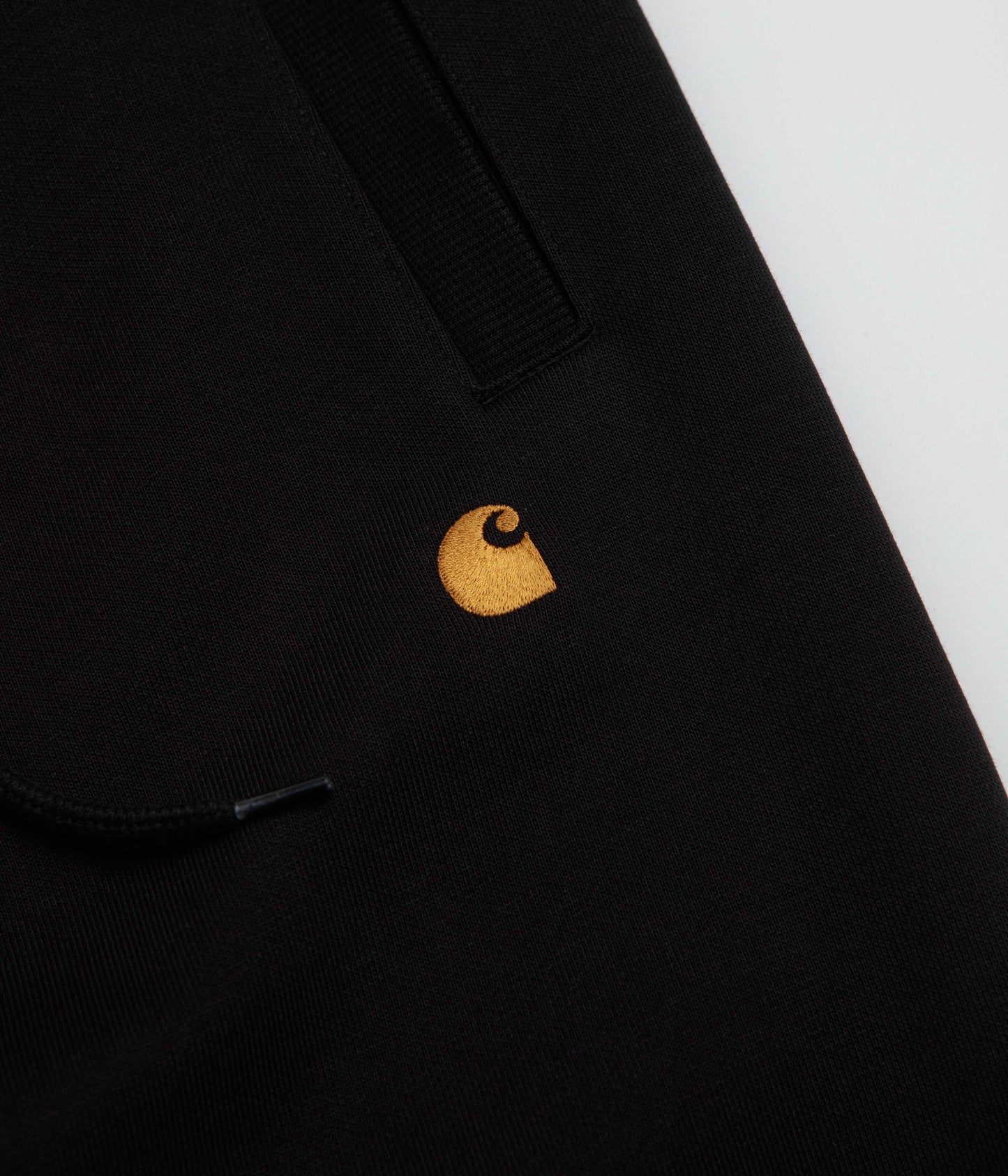 Carhartt Chase Sweatpants - Black / Black / Gold