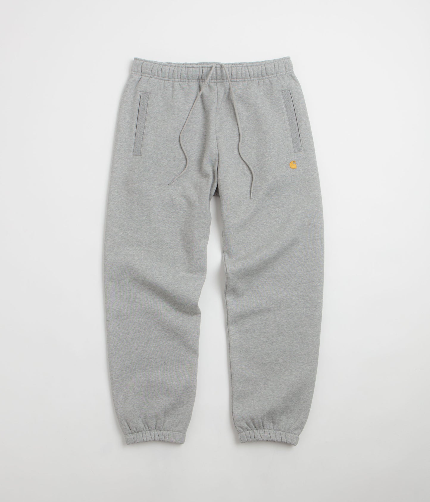 Carhartt Chase Sweatpants - Grey Heather / Gold / Grey