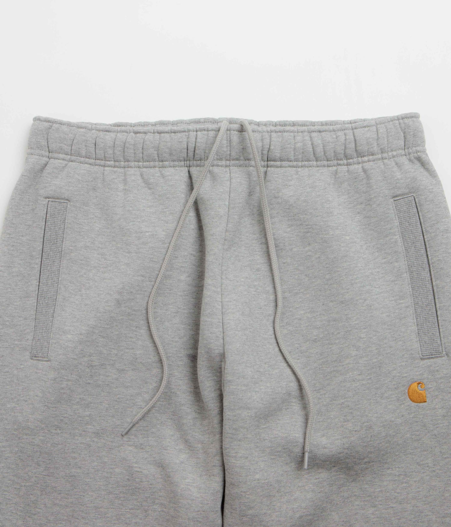 Carhartt Chase Sweatpants - Grey Heather / Gold / Grey