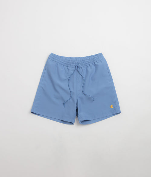 Carhartt Chase Swim Trunks - Curacao / Gold