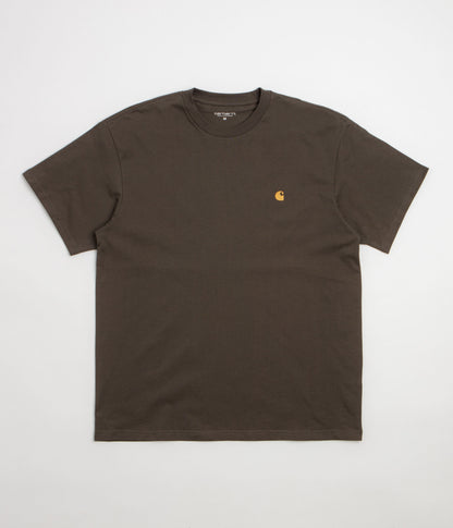 Carhartt Chase T-Shirt - Shungite / Gold