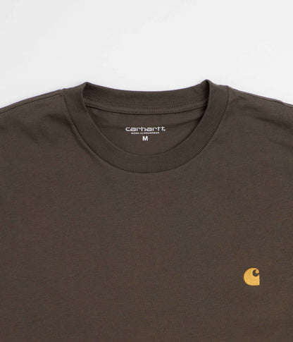 Carhartt Chase T-Shirt - Shungite / Gold