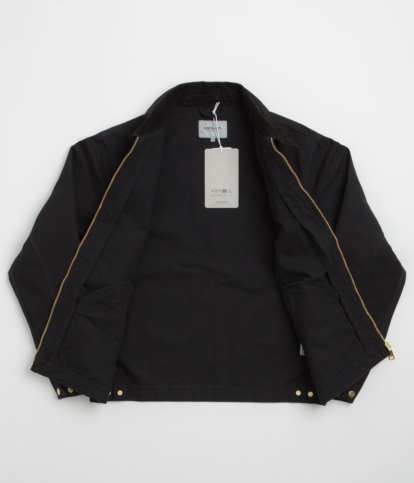 Carhartt Detroit Jacket - Black Rinsed / Black