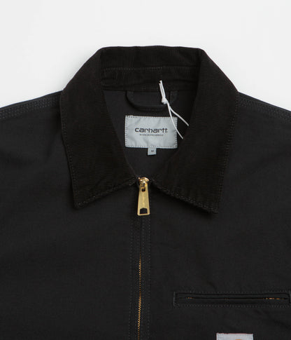 Carhartt Detroit Jacket - Black Rinsed / Black