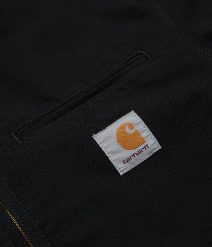 Carhartt Detroit Jacket - Black Rinsed / Black