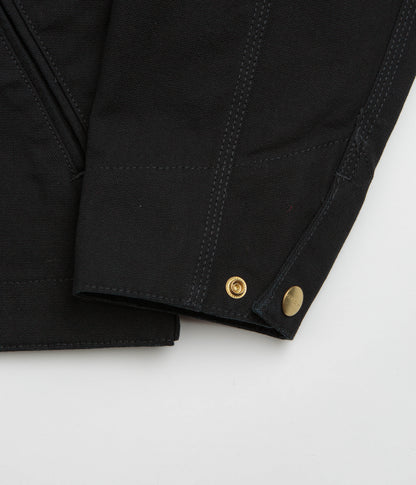 Carhartt Detroit Jacket - Black Rinsed / Black